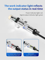 FUWEI FKY12-NP-FL Capacitive Contact Water & Oil Level Sensing Probe Proximity Switch Sensor for Level Detection