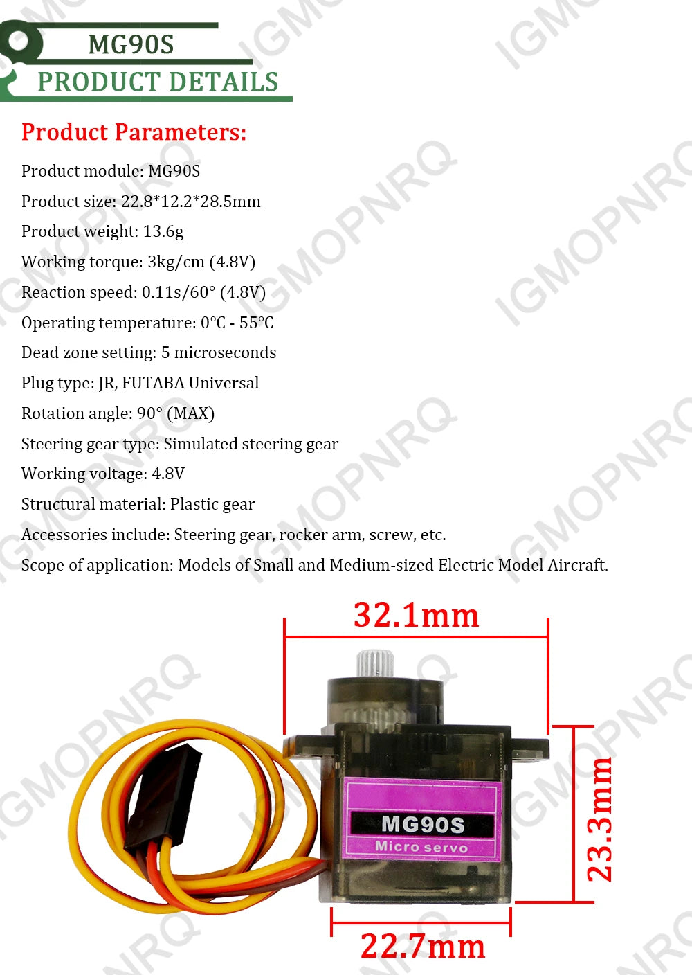 Classic servos 9g SG90 MG90S For RC Planes Fixed wing Aircraft model telecontrol aircraft Parts Toy motors MG90 9g