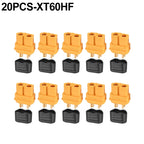 XT60H Connector Plug with Sheath Housing Female Male XT60 Bullet Adapters Connectors for RC Lipo Battery Car Drone Airplane