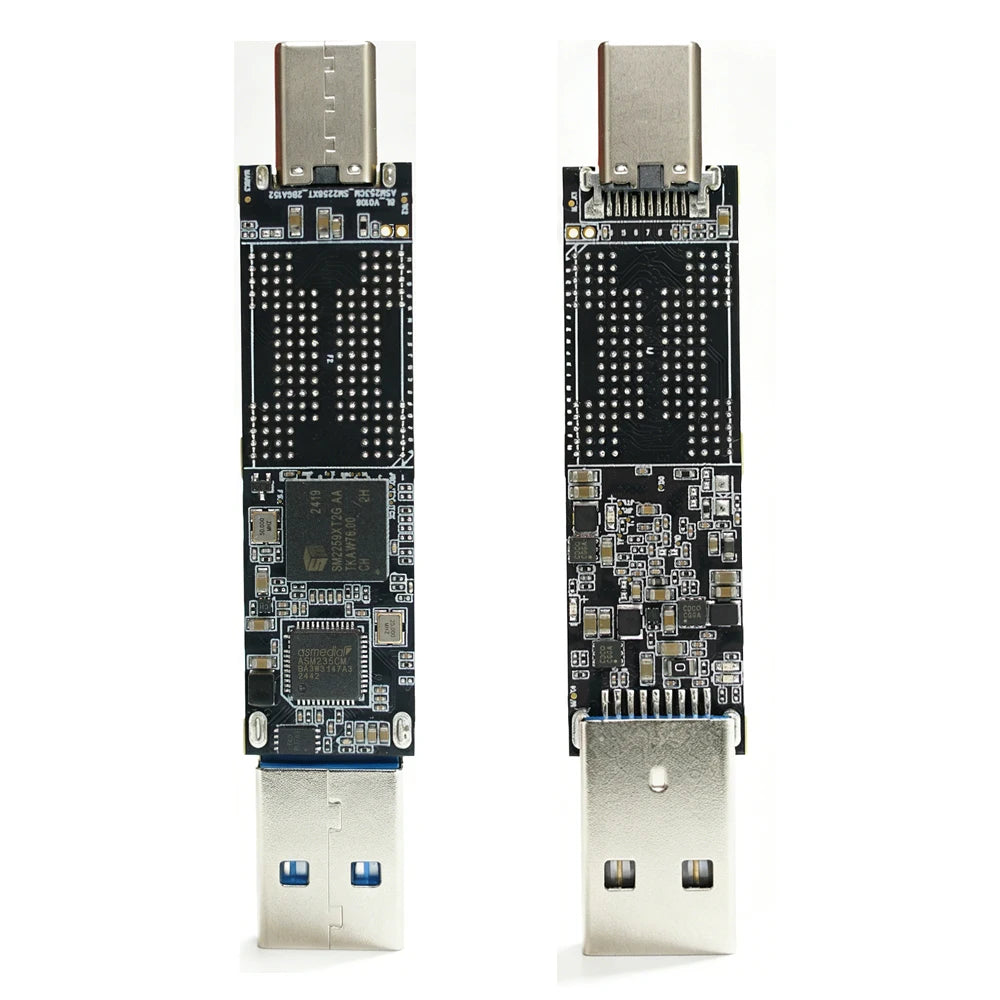 SM2259XT2 Solid-State Drive Main Control Board Module USB-A Type-C Dual Interface BGA152 10Gbps Suitable for USB Controller