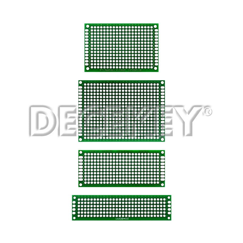 Double side PCB 2.54mm FR-4 7x9 6x8 5x7 4x6 3x7 2X8 12x8cm 9x15cm DIY Universal printed circuit PCB board protoboard 6*8 5*7