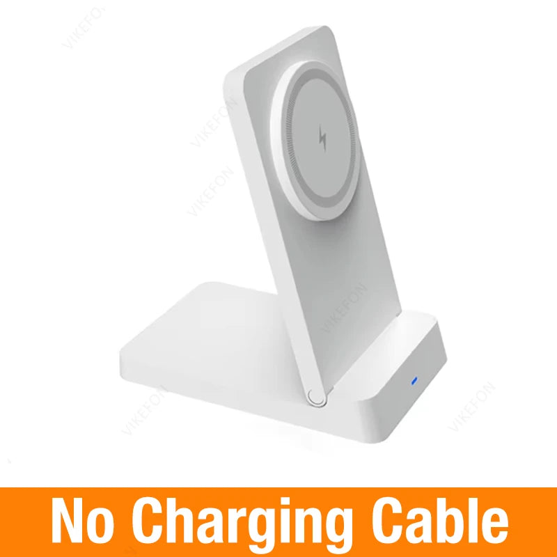 Magnetic Fast Wireless Charger Station For Magsafe iPhone 16 15 14 13 12 Pro Max Desktop Foldable Smartphone Charging Stand Dock