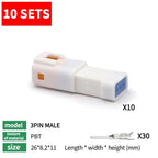 10 sets JST JWPF LED Automotive Wiring Harness 04T-JWPF-VSLE JST 03R JST-02T 02R 06T 08T  Light Strip Motorcycle Connector