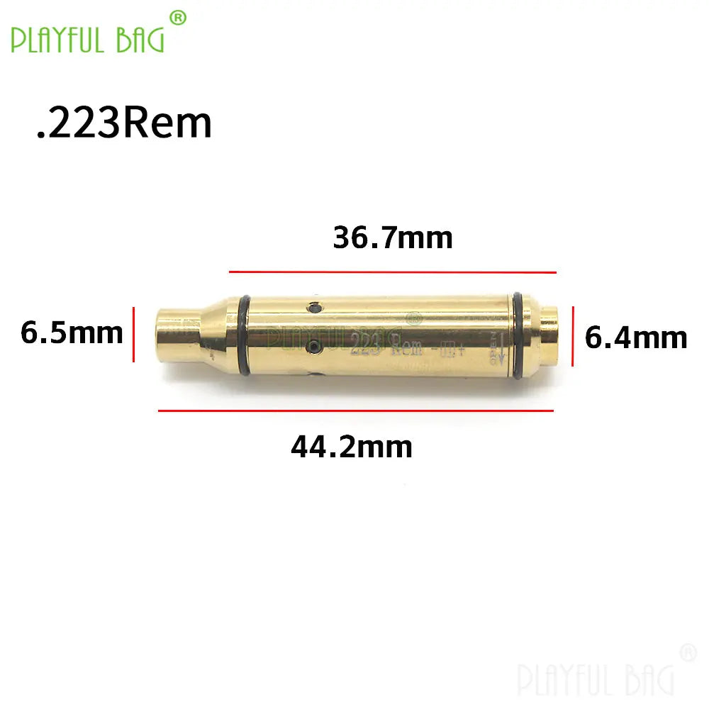 Outdoor CS Game Red Laser Cartridge Bore Sighter .380ACP/.40S&W/223Rem Training 2MW Laser Bullet Sports Toy Accessories QQ56