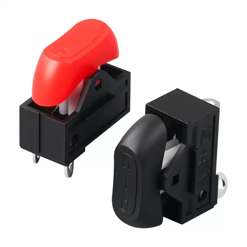 2PCS KCD15 RK2-33 3-Pin 3-Position Rocker Switch, ON-OFF-ON Power Button Replacement for Hair Dryer & Blower