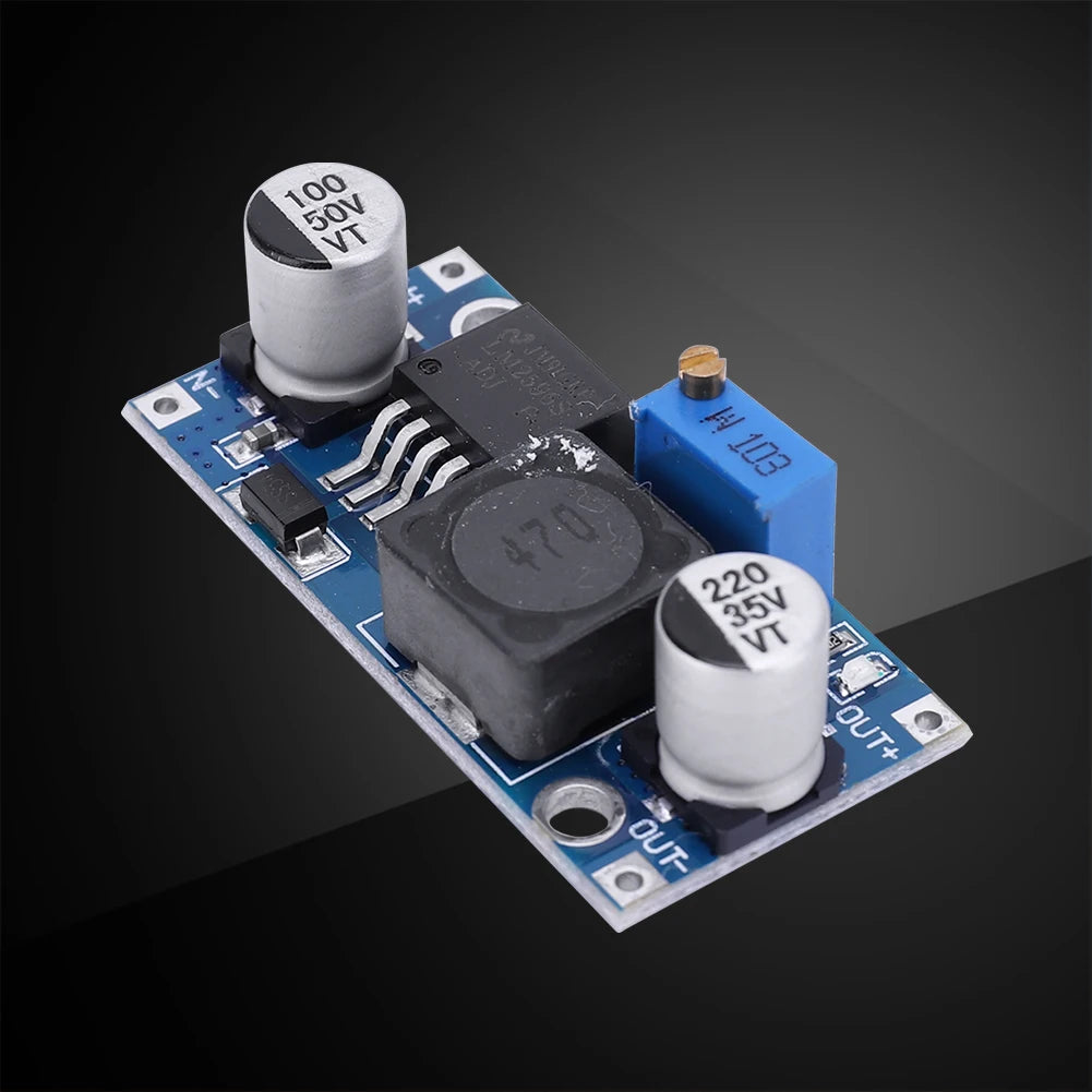 100-1pcs LM2596S DC-DC Step-Down Power Supply Module 3A Adjustable Step-Down Module LM2596 Voltage Regulator 3.2V-46V