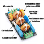 AB97-DC EMI Filter Four-Level Audio AC 220V Power Supply EMI 110V Differential Mode Common Mode EMC Safety Rules FCC 8A