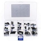 75pcs 15Value in Common use DIP kit LM358 LM386 ULN2003 LM324 NE555 MC34063 TDA2822 JRC4558 OP07 TDA2030 ULN2803 LM339 NE5532