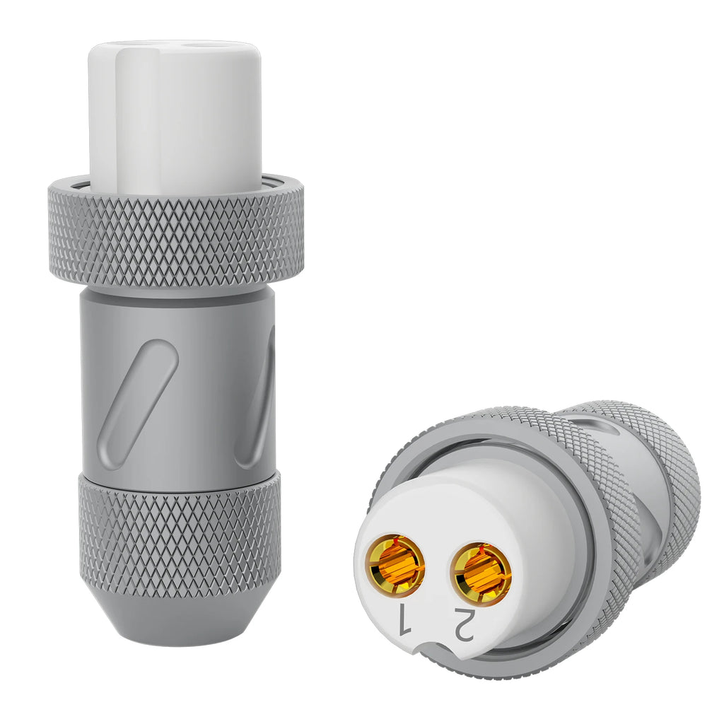 Monosaudio GX16 GX12 2Pin Female Socket Plug Wire Panel Connector with Plastic Cap Connector 5A 125V L88-93 Circular Aviation