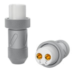 Monosaudio GX16 GX12 2Pin Female Socket Plug Wire Panel Connector with Plastic Cap Connector 5A 125V L88-93 Circular Aviation