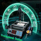 YIHUA 853AAA 1200W Preheating Station PCB Preheater Soldering Station BGA Rework Station Soldering Iron Heat Gun Welding Station