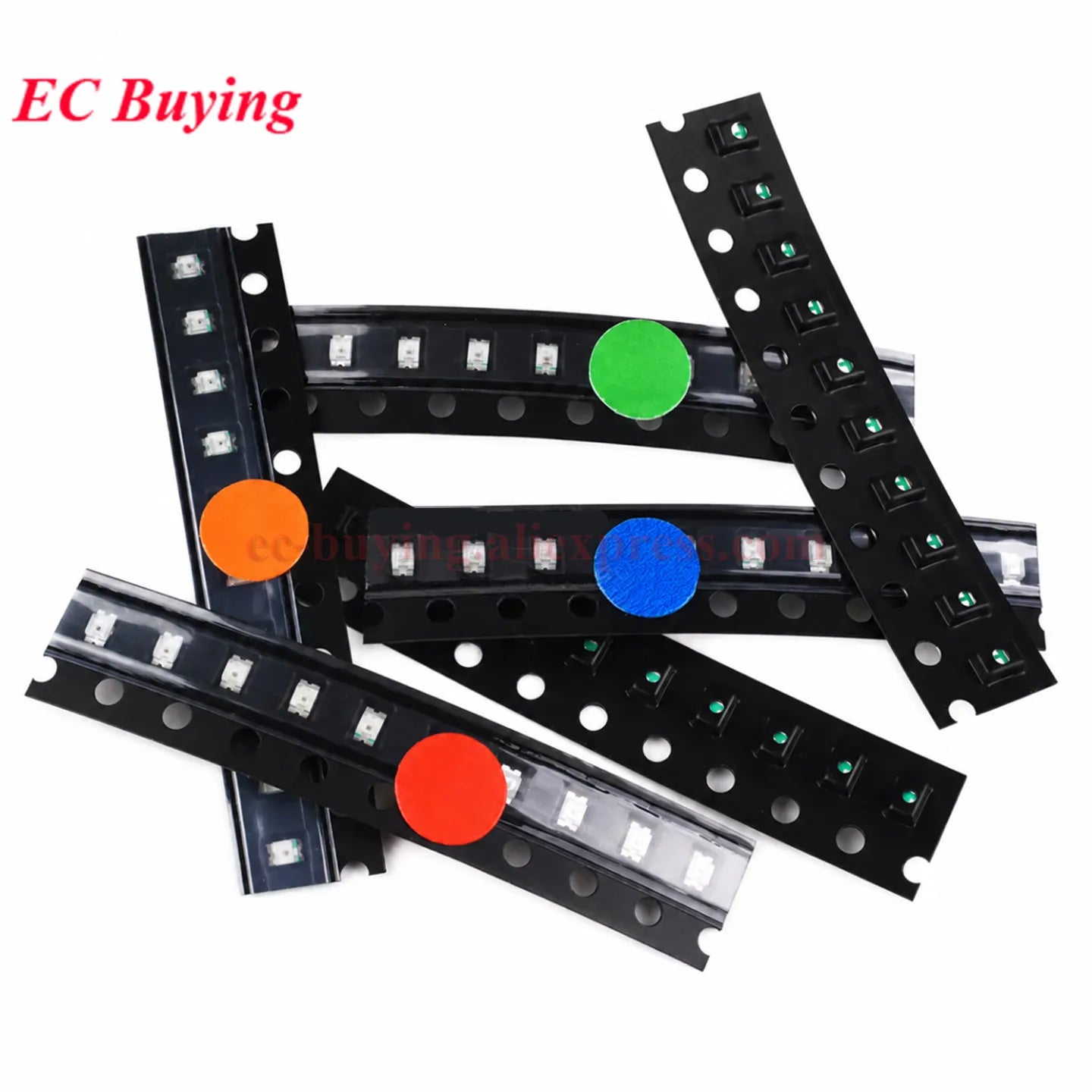 390Pcs/50pcs 0402 0603 0805 1206 3528 2835 5050 5730 SMD LED Kit Diodes Light Emitting Chip Surface Mount Diodo Red/Green/Blue