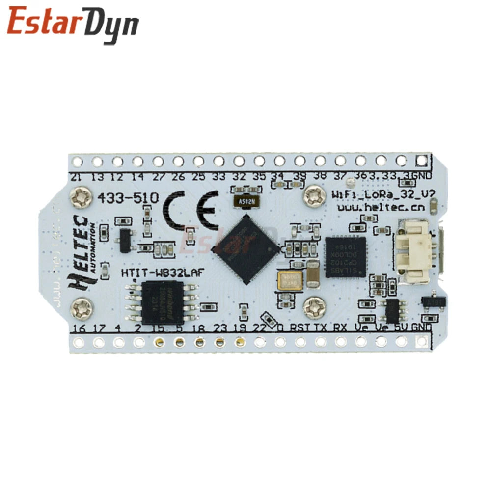 Estardyn ESP32 LoRa Development Board SX1276 868MHz 915MHz 0.96" OLED Display WiFi Bluetooth Combo IoT Node