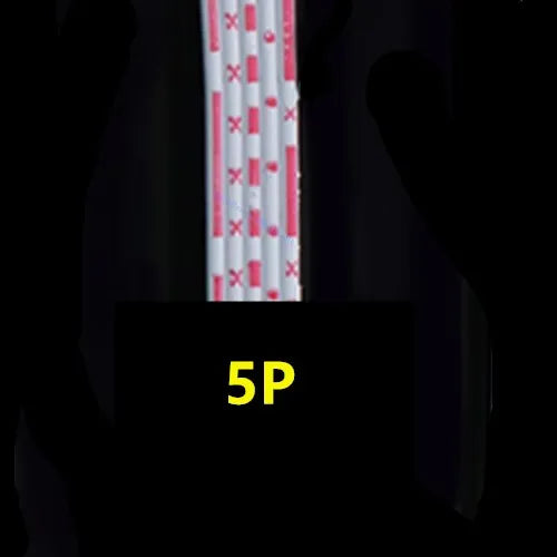 1/2/5M UL2468 Flat Ribbon Cable 26AWG Red White PVC Wire 2.54mm Pitch 4P-12P LED Display Screen Connection Line