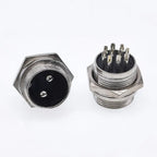 5/8' Male Socket GX16 Circular Connector 2Pin3pin4pin 5pin6pin7pin8pin9pin10pin Diameter 16mm L73 RS765 DF16 M16