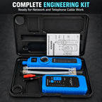 Network Cable Tracer Tester RJ45 RJ11 Digital Wire Finder LAN Telephone Line Locator CAT5 CAT6 PoE Burnout Protection