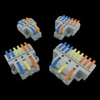 Multi-in Multi-out Quick Wire Connectors Universal Parallel Cable Splitter Splicing Electrical Wiring Terminal Block