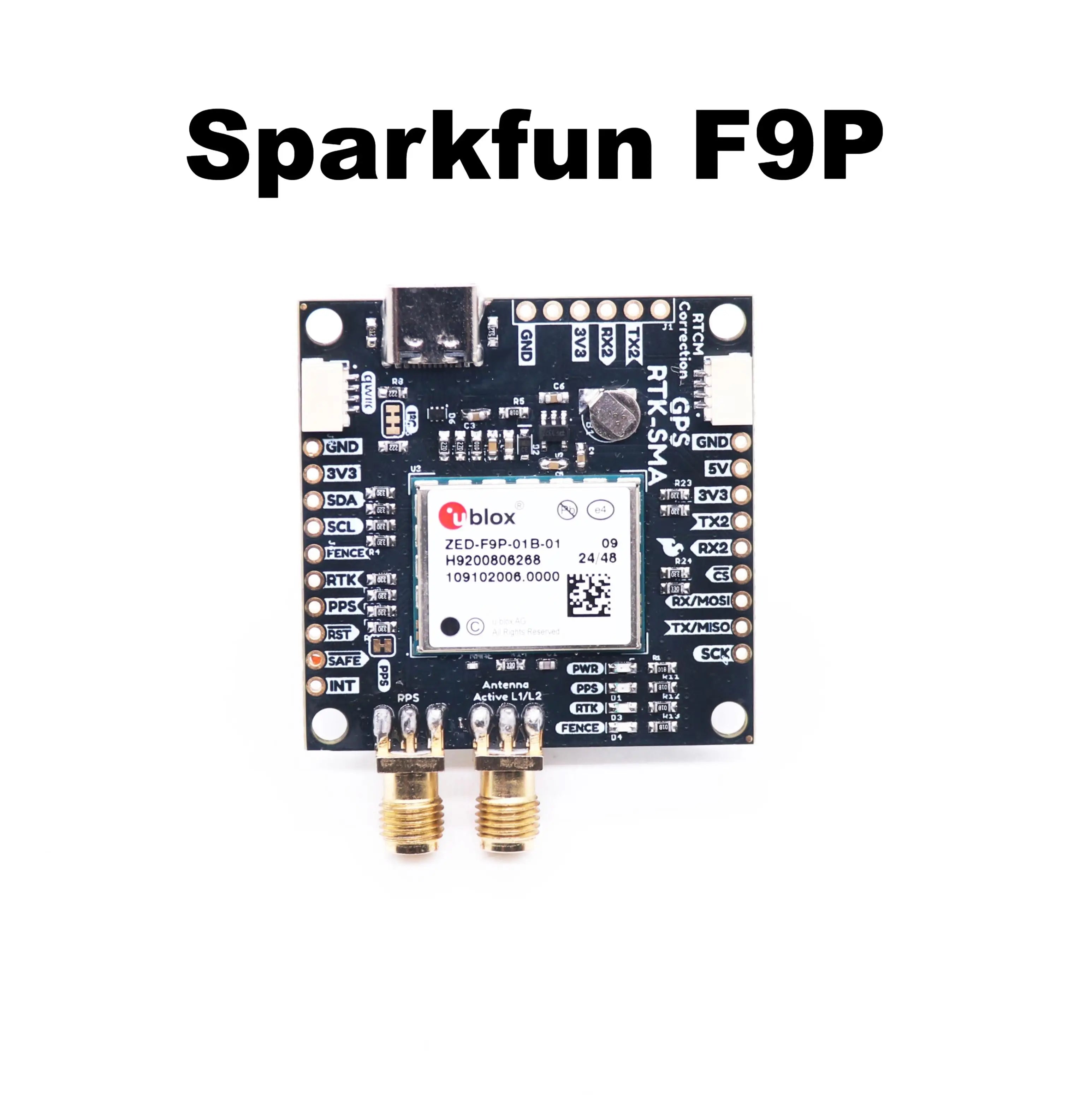 BCUBE SparkFun GPS RTK2 Board ZED F9P Qwiic High-Precision UAV GNSS Series Ardupilot FPV AutoPilot Flight Control