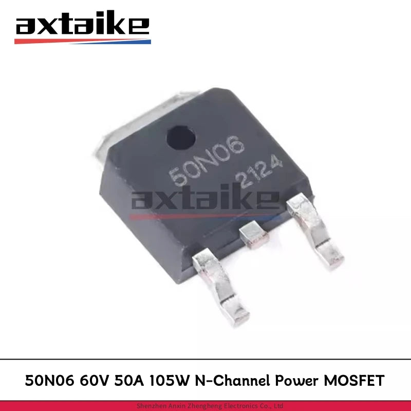 20PCS 50N06 TO-252 60V 50A 105W FQD50N06 UTC50N06L SMD N-Channel Enhancement Mode Power MOSFET Triode Transistor