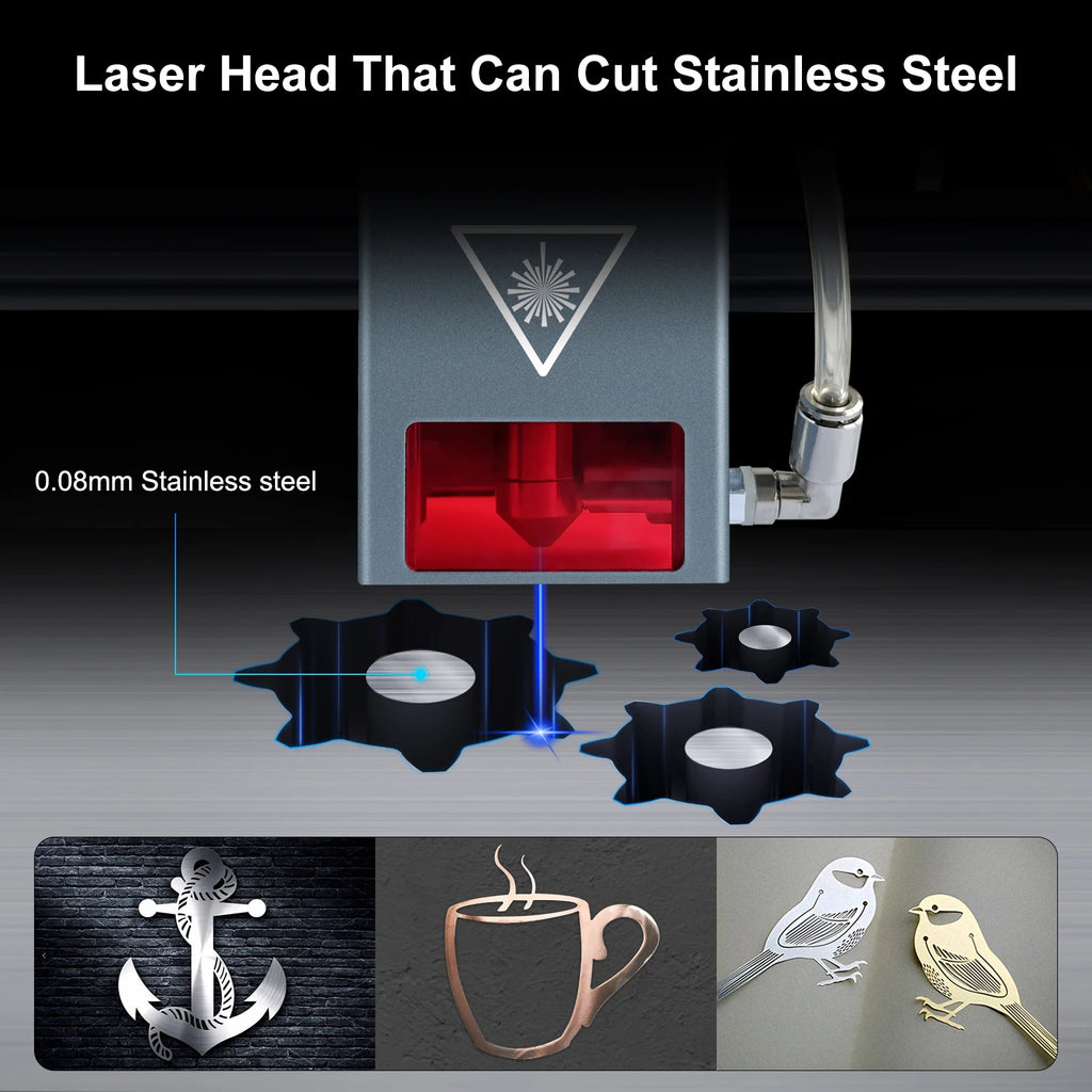 LASER TREE 20W/10W/5W/4W Laser Head For CNC Engraver Wood Cutting DIY Laser Tools 450nm TTL/ PWM Blue Light Laser Module