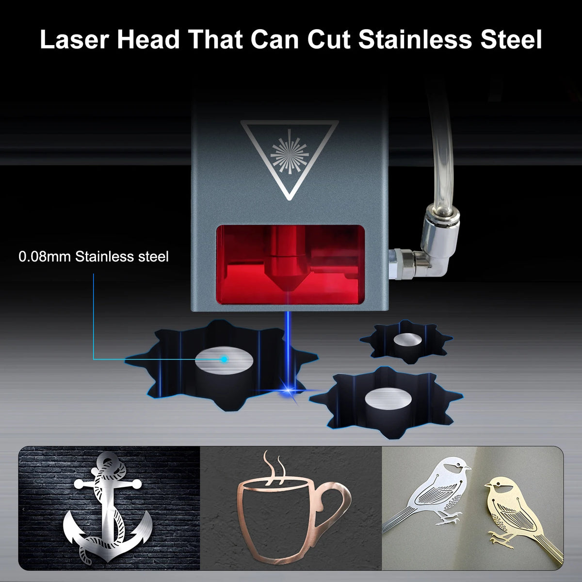 LASER TREE 20W/10W/5W/4W Laser Head For CNC Engraver Wood Cutting DIY Laser Tools 450nm TTL/ PWM Blue Light Laser Module