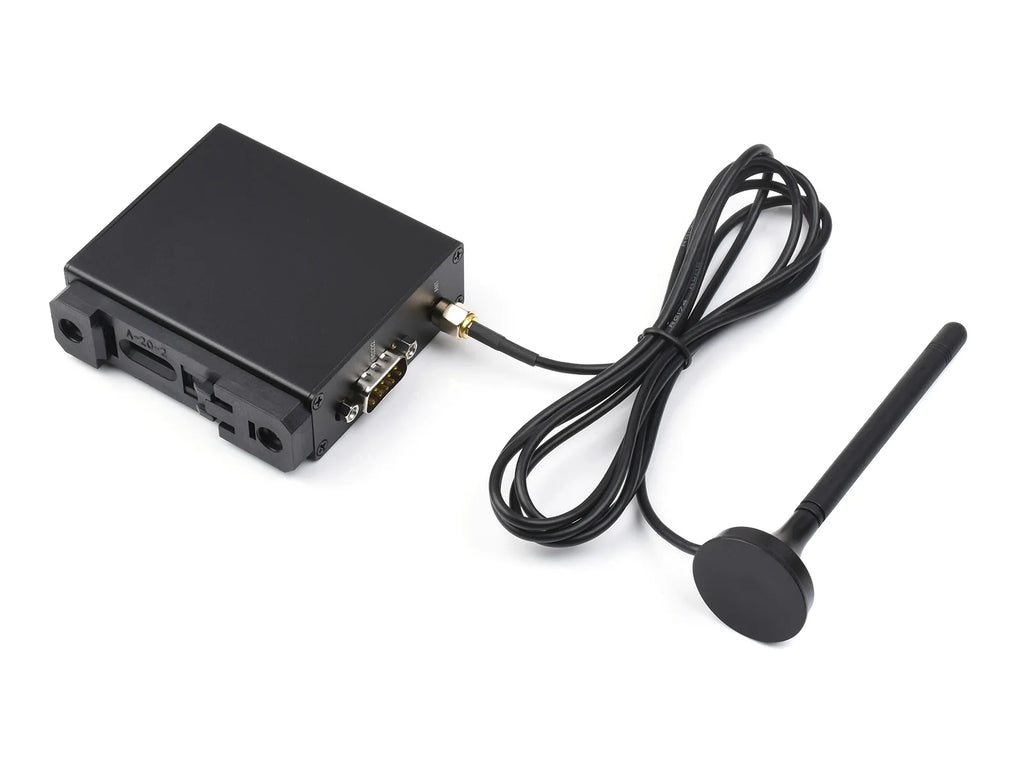 Waveshare Rail-mount SX1262 LoRa Data Transfer unit, RS232/RS485/RS422 To LoRa, Suitable For Sub-GHz Band Data Acquisition