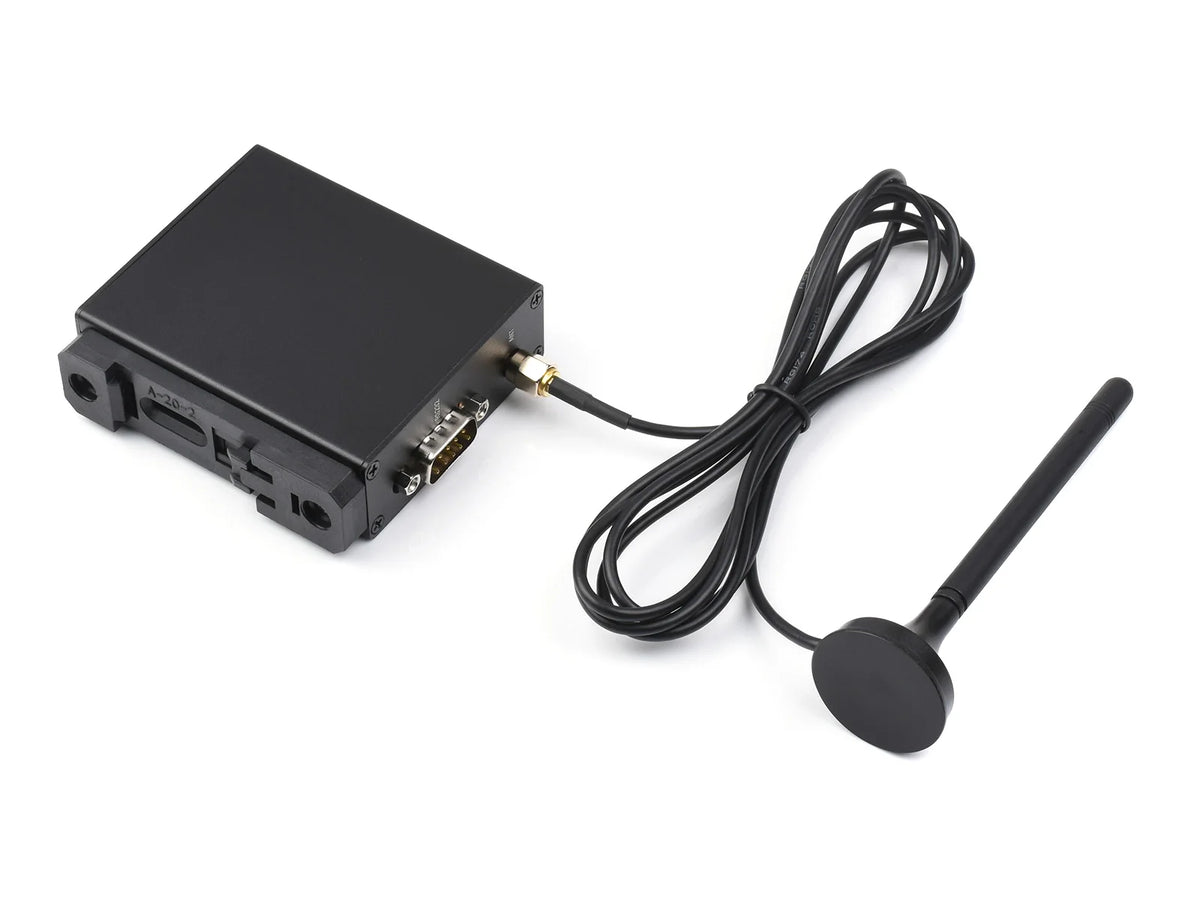 Waveshare Rail-mount SX1262 LoRa Data Transfer unit, RS232/RS485/RS422 To LoRa, Suitable For Sub-GHz Band Data Acquisition