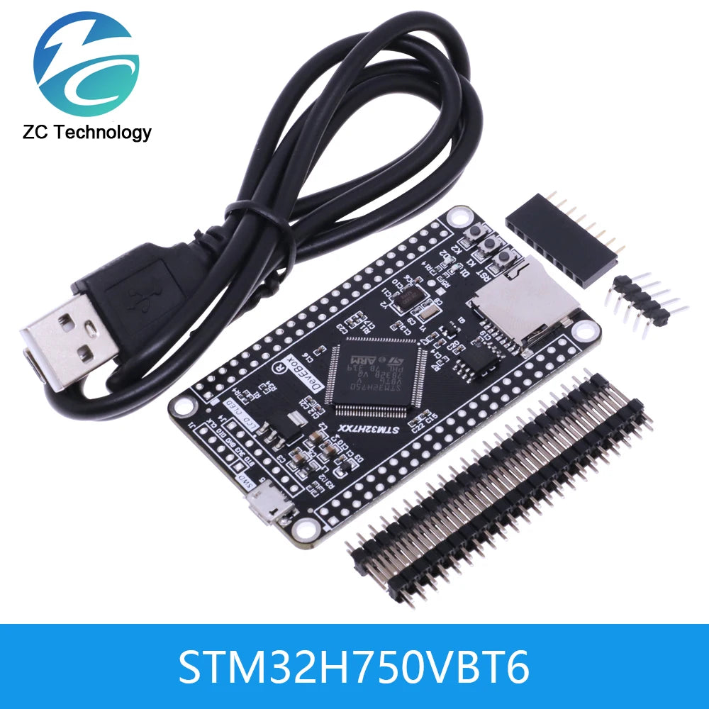 STM32H750VBT6 STM32H743VIT6 STM32H7 Development Board STM32 System Board M7 Core Board TFT Interface with USB Cable