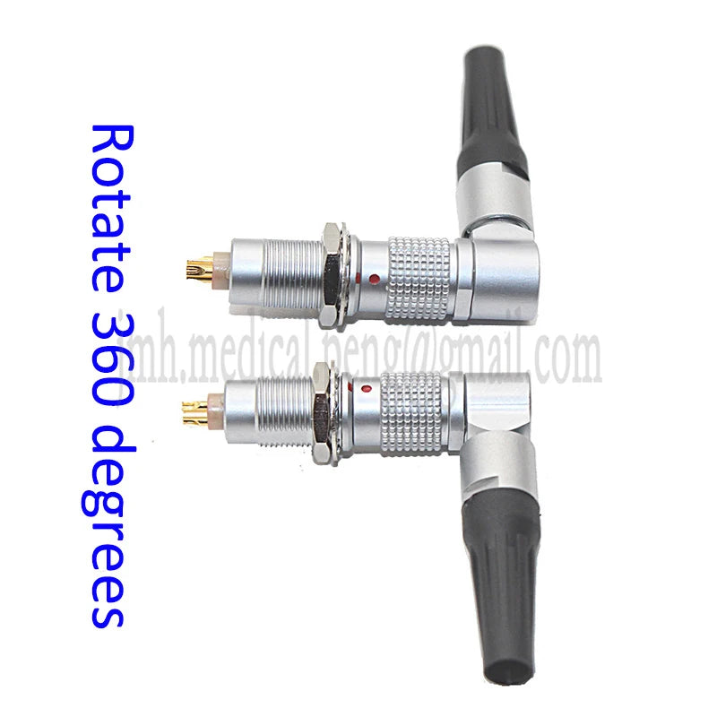 FSG 0B 2 3 4 5 6 7Pin Adjustable Right Angle Male Plug Push-pull Self-Locking Connector For Industrial Camera Sound Video Device