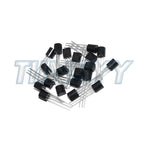 200pcs BJT Transistor Kit Bipolar Power Transistors A1015 BC327 BC337 C1815 S8050 S8850 2N2222 2N2907 2N3904 2N3906 PNP NPN