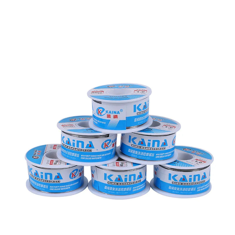 50G/100G CF-10 60/40 Solder Wire Tin 0.5/0.6/0.8/1.0/1.2/1.5/2.0mm Roll Clean Rosin Welding Core Soldering Wire Flux Reel Tube