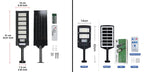 12000W Solar Lights Commercial LED Outdoor Dusk To Dawn Solar Street Lamp Waterproof Backyard Garden Security Lighting IR Sensor