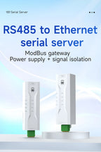 Serial to Ethernet Serial Server RS485 ModBus Gateway CDEBYTE NE2-D11P Signal Isolation 2-Way Socket Link Standard MQTT