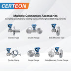 3051DP Differential Pressure Transmitter 4-20mA+HART Explosion Proof Digital Sensor for Industrial Automation