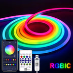 Smart Bluetooth Colorful RGB LED Strip Neon Light 1M 2M 3M 5M With 5V USB Remoter LED Dimmer Night Room Table Cabient Lamp Decor