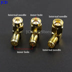 1/3/5piece SMA Male Female RF Straight Connector 90 Degree Right Angle Tee Type 3Way Splitter RPSMA To RP-SMA Male Adapter