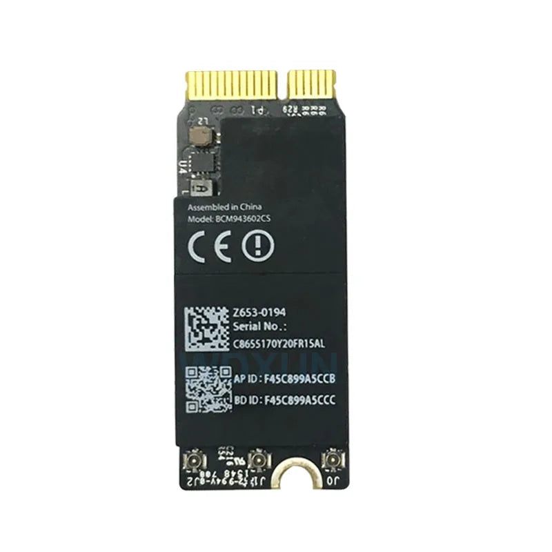 WDXUN for Broadcom BCM943602CS 1750Mbps 802.11AC WiFi Adapter with Bluetooth 4.0 BCM43602CS For A1425 A1502 A1398 WIFI CARD WLAN
