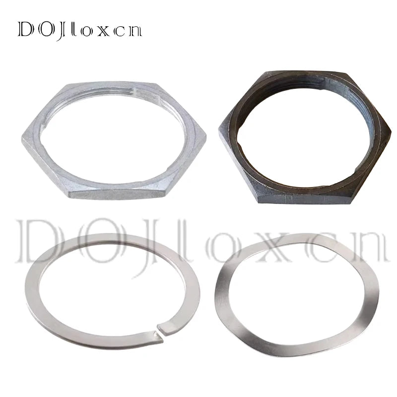112264-ZZ 114020-90 112263-90 2414-001-2486 2411-001-2405 2411-002-1805 Circular Connector Fixed Nuts Grommet Pad For HD24 HDP24