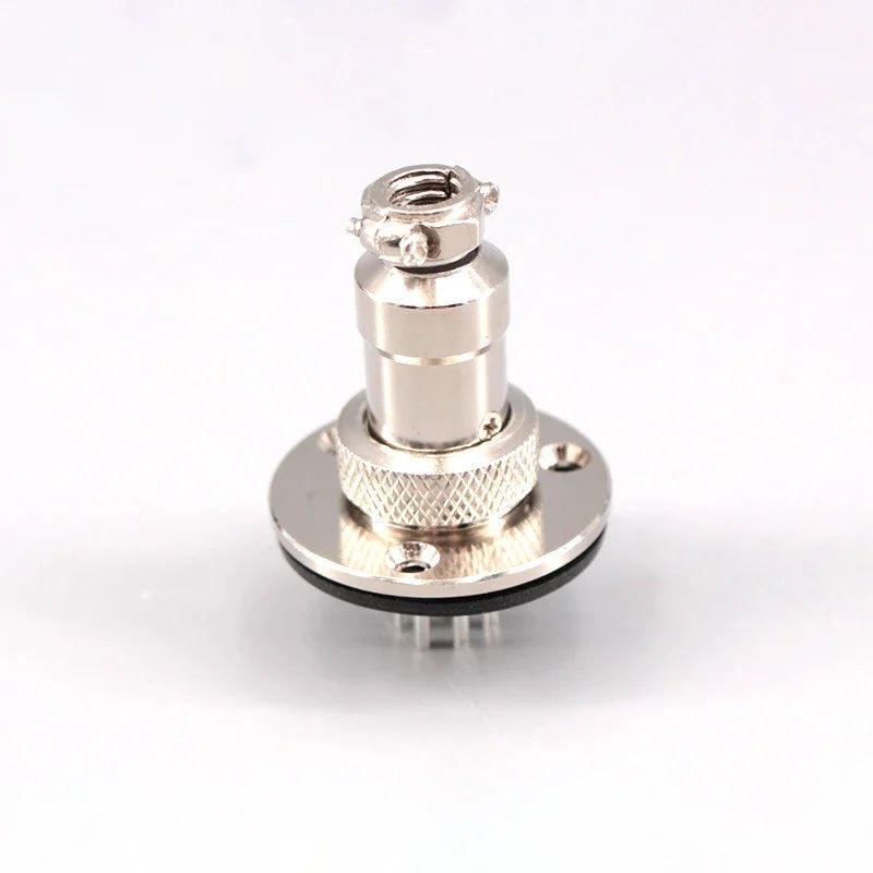10sets Aviation Socket Plug GX12-2/3/4/5/6/7Pins 16MM Rhombus Flange Seat DF16 Series M16 Aviation Column Circular Connector