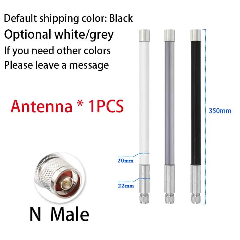 WIFI 2.4G Antenna 5.8G 2.4/5.8G Dual-Band Wireless Network Card Router Outdoor Waterproof Fiberglass Antenna Joint N Male
