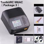 ToolkitRC M6AC 15A 300W Multifunctional LiPo Battery Charger Smart 1-6S Balance for RC Models - High Power RC Accessory