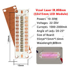 3535 Vcsel Laser High Power LED Chip IR Infrared 10W 20W 30W 50W 60W 80W 100W 850nm 940Nm 808nm 980nm 1064nm Sensing Monitoring