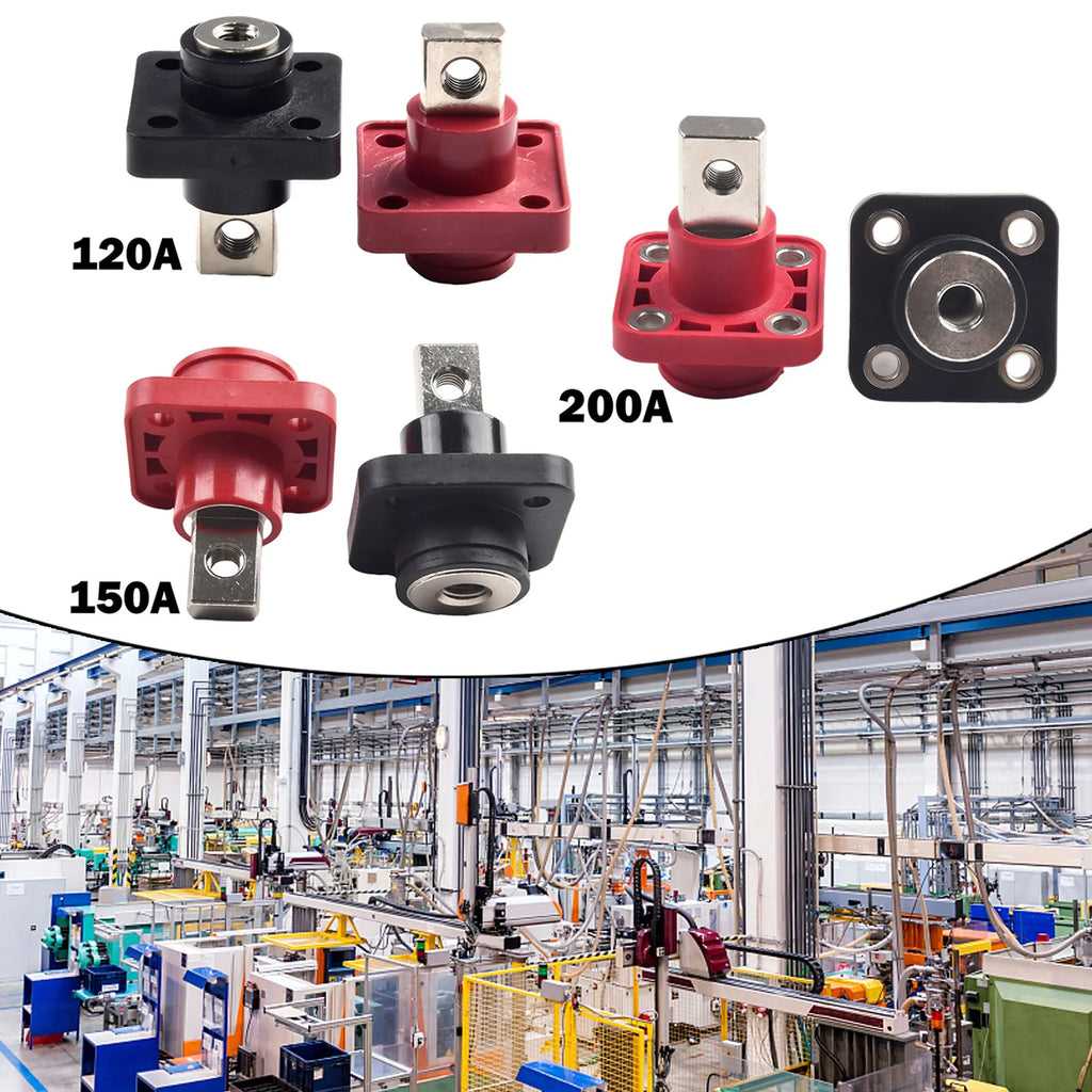 2PCS 120A 150A 200A All Copper Volledig Koperen Connectoren Terminal Post Lithium Batterij Energieopslag Terminal Connector