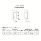 10PCS Vertical Cement Resistance SQM 5W 5% 0.01R 0.1 1 1.5 1.8 2 2.2 3 3.3 4.7 5.1 10 22 33 47 51ohm 100K 200K Ceramic resistor