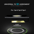 10W Wireless Charging Receiver for Samsung Huawei Xiaomi Iphone5-7 Universal Micro USB Type C Fast Wireless Charger Adapter