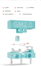 1Pcs Kailh GM2.0 GM4.0 GM8.0 mouse micro switch Gaming button switch can replace all kinds computer mice left right button