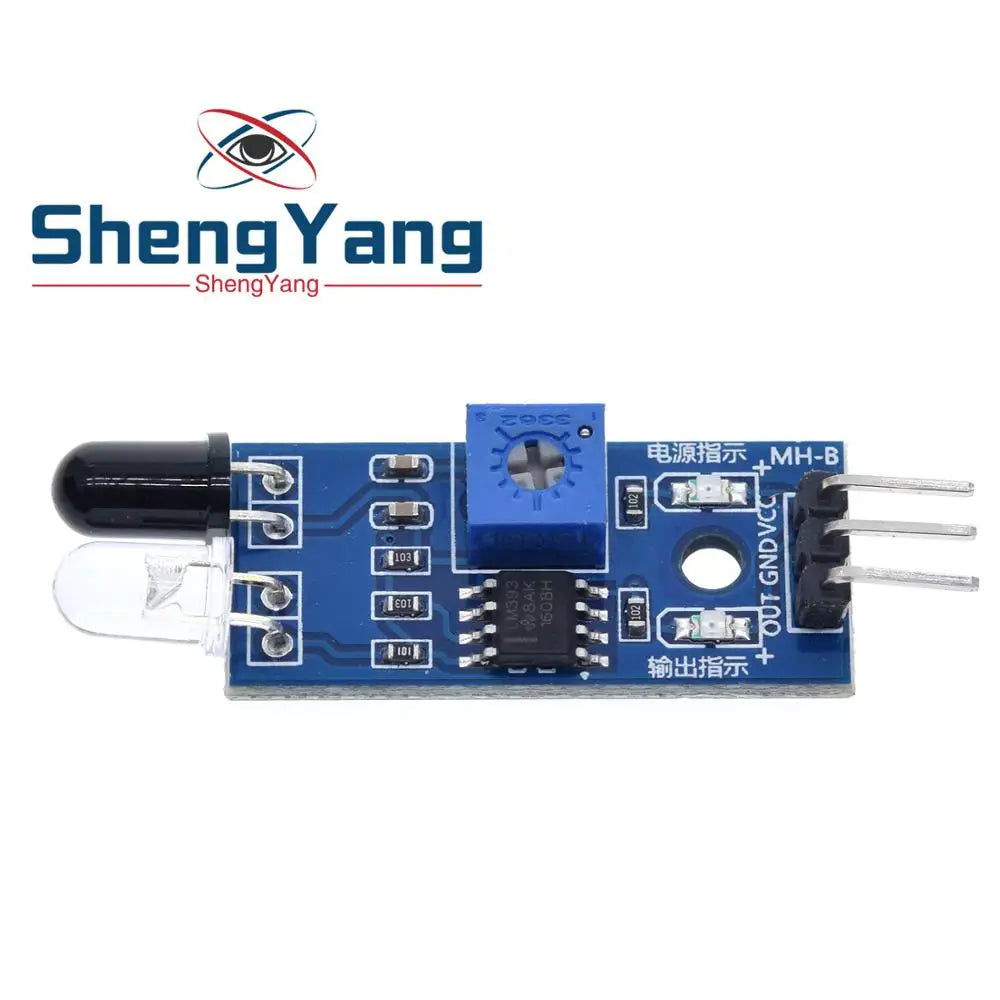 TZT 1/2/5PCS IR Infrared Obstacle Avoidance Sensors Module for Arduino Smart Car Robot 3-Wire Reflective Photoelectric New