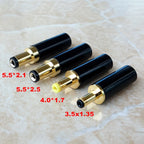 Gold Plated DC Power Plug Connector 5.5x2.1mm/5.5x2.5mm 4.0x1.7mm / 3.5x1.35mm DC Male Plug DIY Welding Output Adapter