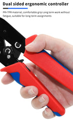 Electrician Pressed Pliers Crimping Tool with Interchangeable Dies Ratcheting Wire Crimper for Electrical Terminals Connector