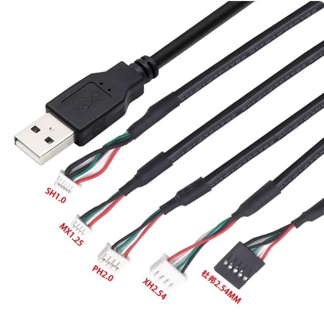 USB to XH2.54/PH2.0/MX1.25/SH1.0 Touch Screen Camera Terminal Cable Motherboard Cable